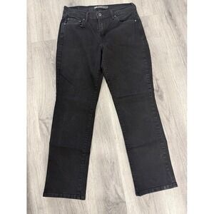 Vintage Levis 505 Jeans Womens 8M Black Denim Straight Leg 31x29.5 Levi 505